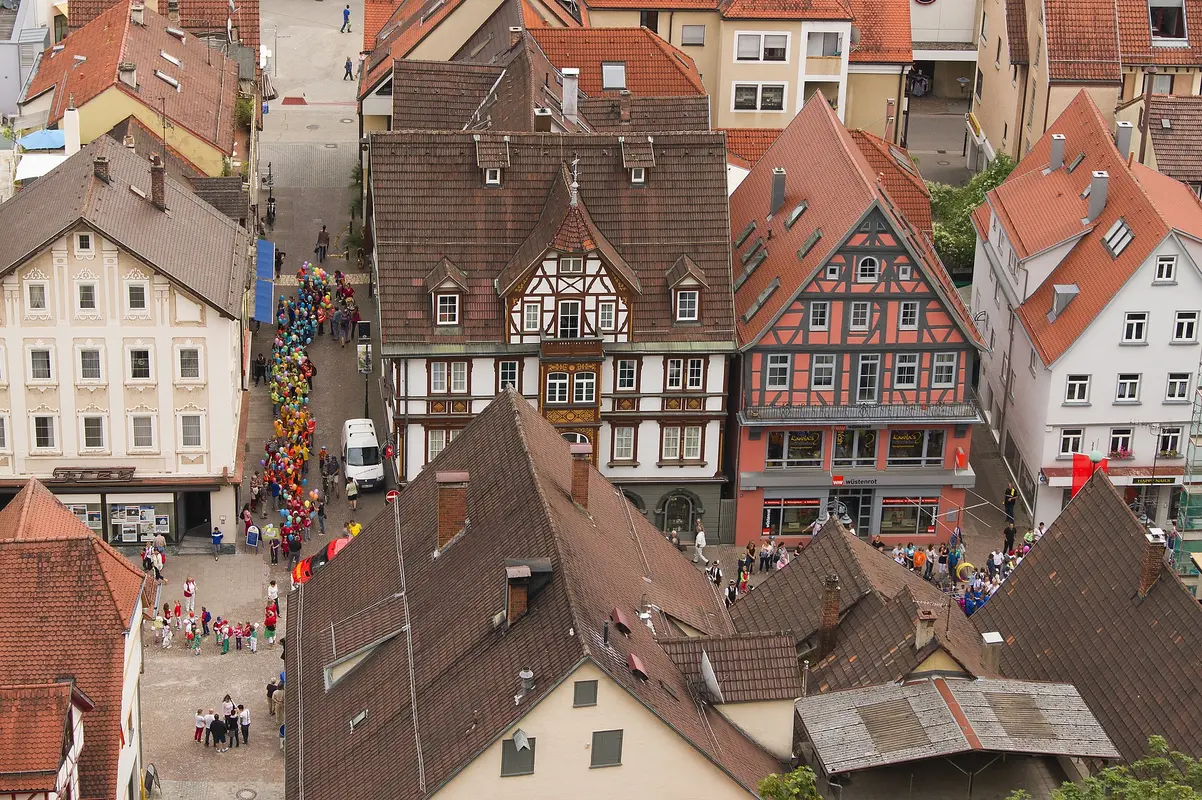 Schloss Hellenstein über der Heidenheimer Altstadt