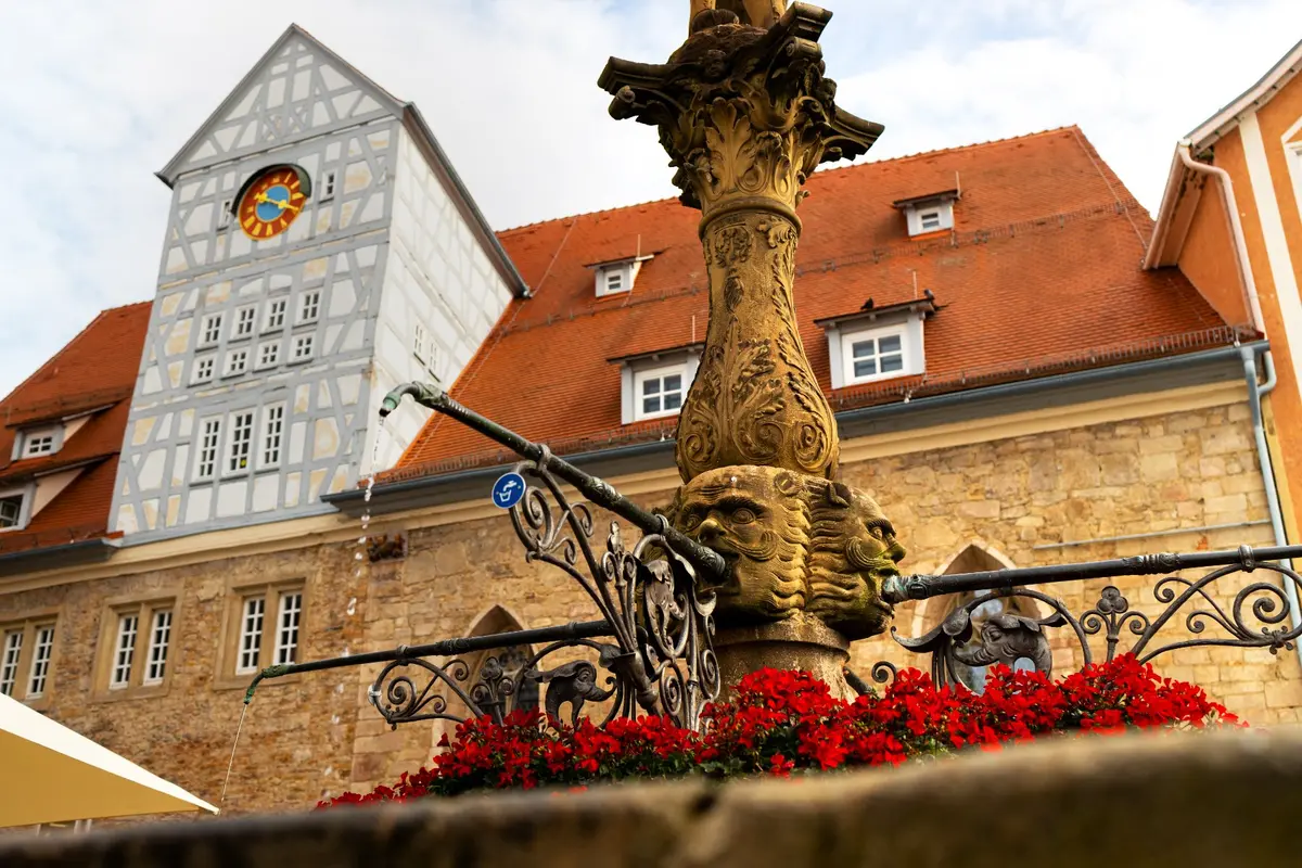 Altstadt von Reutlingen mit historischen Fachwerkhäusern